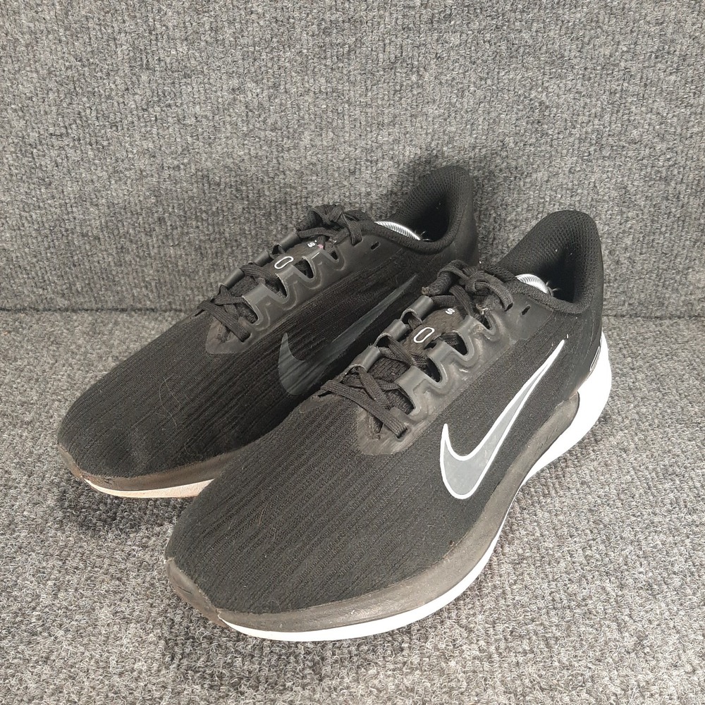 Nike Winflo 9 Womens 8.5 Black Dark Shadow Running Sneakers Shoes